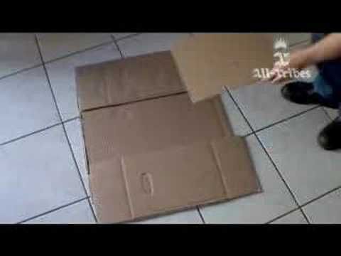 DIY T-Shirt Folder. Make your own from a cardboard box, no need to pay $20 for a