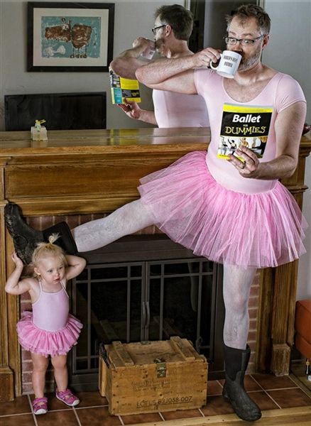 Dad behind amazing father-daughter photo series shares his secrets. (TODAY)