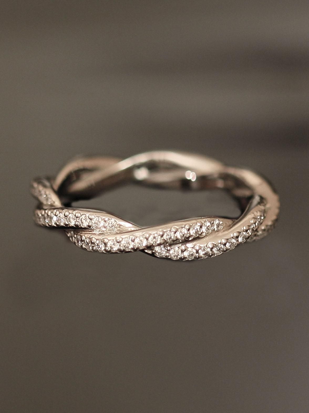 Double Twist Eternity Band