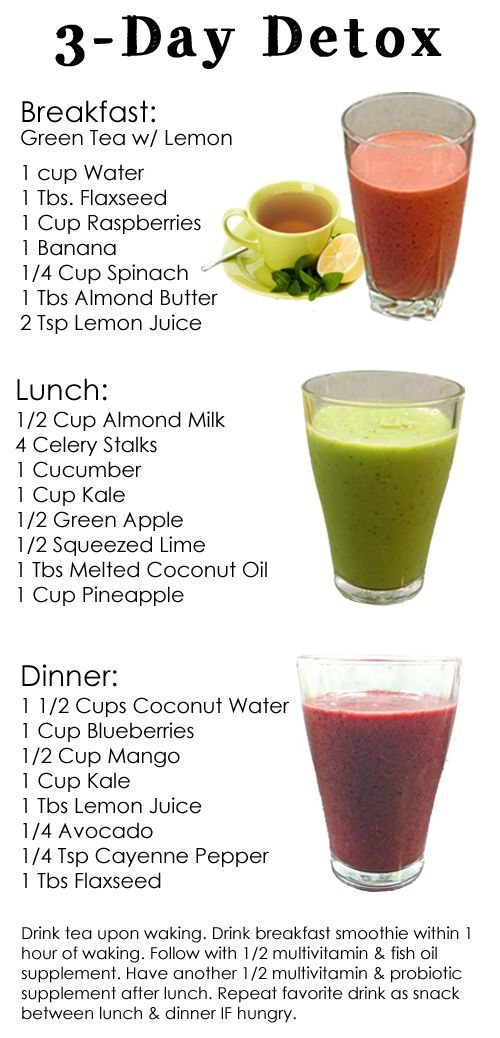 Dr. Oz's 3-Day Detox Cleanse. I want to do this…I bet I'd feel amazing