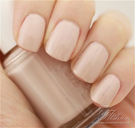 Essie- topless and barefoot because every woman needs the perfect #neutral #nail