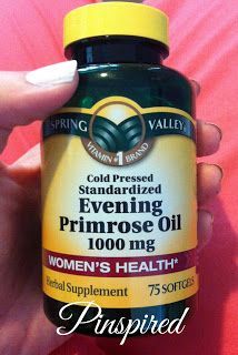 Every woman should be taking –> Evening Primrose Oil. Great Anti-Aging suppl