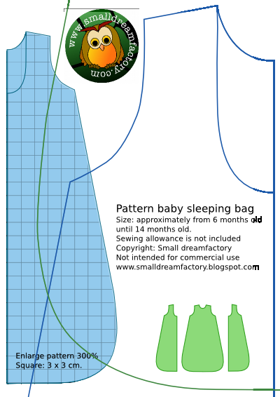 FREE Baby sleeping bag pattern