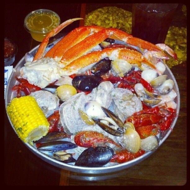 Fresh seafood in Savannah! Nothing better!