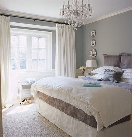 Gray carpet ve this, natural daylight in a bedroom is so relaxing!  Photographer