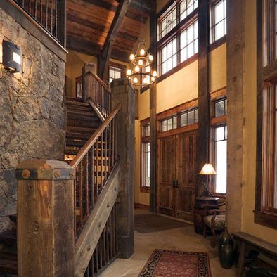 Great site for stairs – rustic modern – #Staircase Rustic #Design, Pictures, Rem