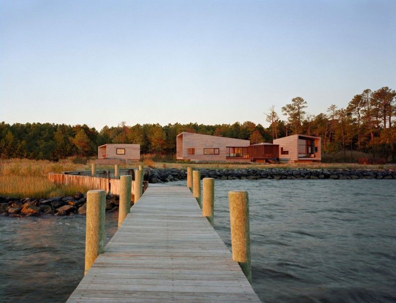 Hoopers Island Residence by David Jameson Architect. Dorchester County, Maryland
