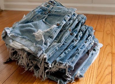 How to make the best shorts from jeans! Pin now; read later.
