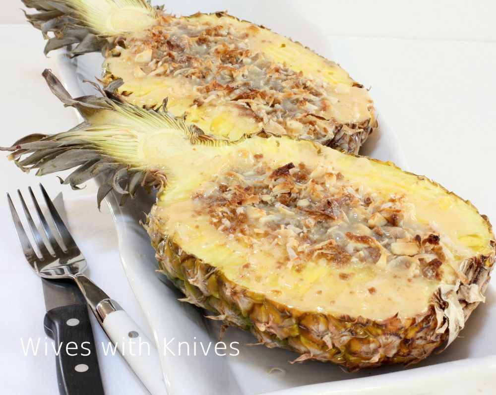 "I had this Baked Pineapple at a restaurant a few years ago, and it made me