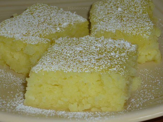I love angel food cake and I love lemon bars. . .this is perfect    Two ingredie