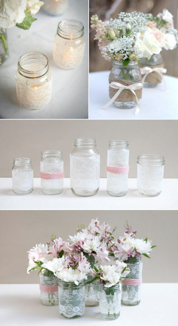 Mason Jar Wedding Decor – Top 15 Most Creative DIY Mason Jar Craft Ideas
