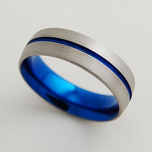 Mens Titanium wedding Band The Orion Band with by RomasBanaitis, $90.00