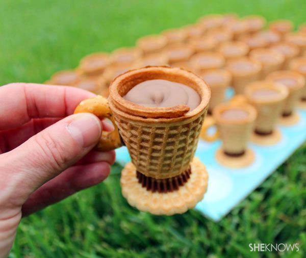 NO-BAKE, TEACUP TREATS  Remember that scene in Willy Wonka and the Chocolate Fac