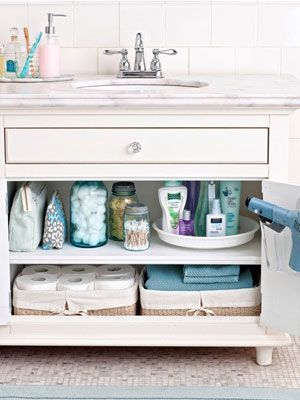 Organizing for under the sink