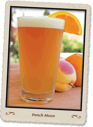 Peach Moon (Blue Moon, Peach Schnapps & Orange Juice)