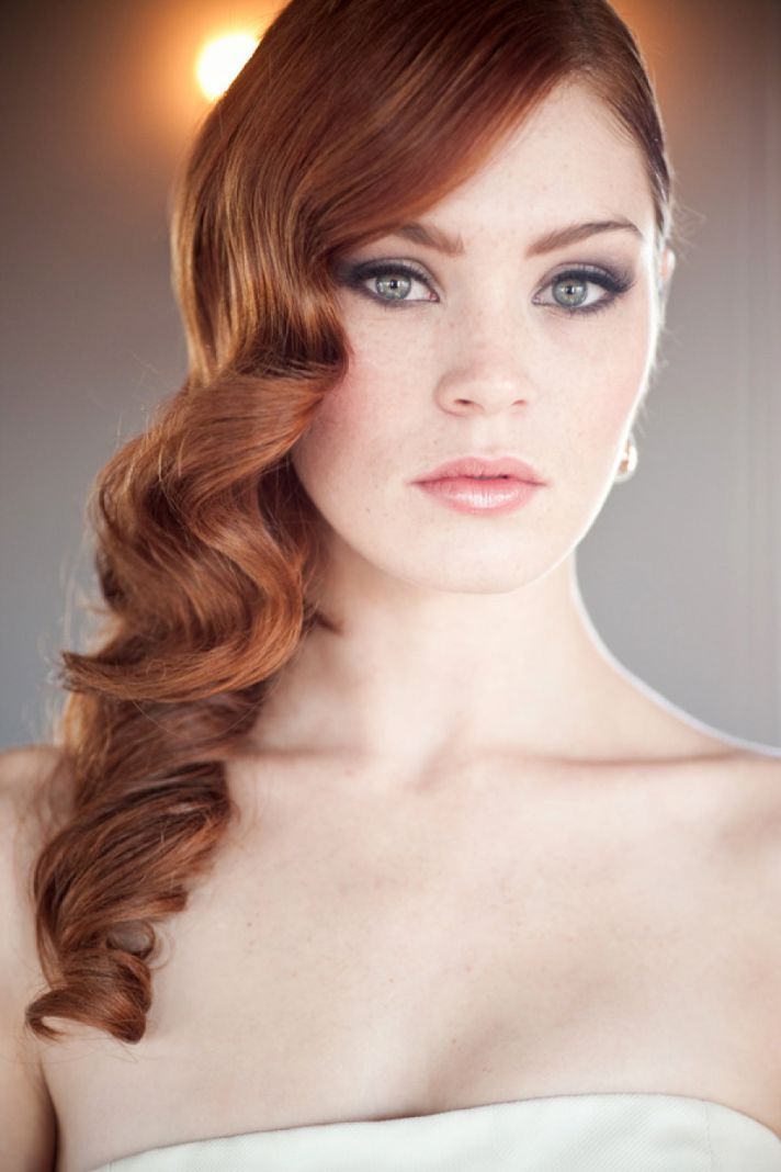 Picture perfect #makeup for the pale skinned bride!
