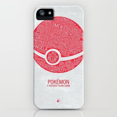 Pokemon Typography iPhone Case by Kody Christian – $35.00