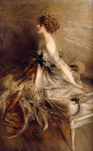 "Princess Marthe-Lucile Bibesco of Romania", 1911 ~ by Giovanni Boldin