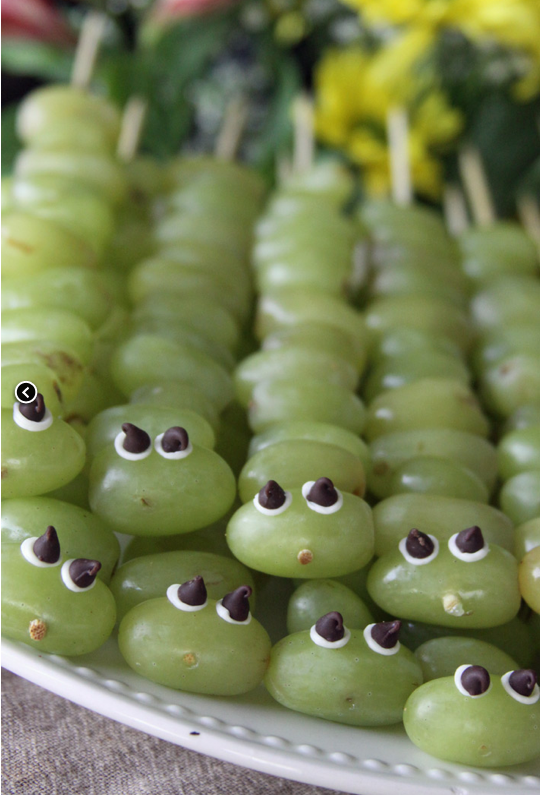 Six in the Suburbs: Caterpillar Grape Kabobs