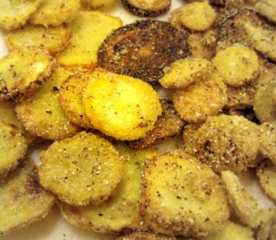 Southern fried summer squash recipe
