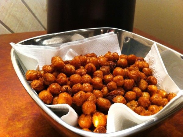 Spicy Baked Chickpeas