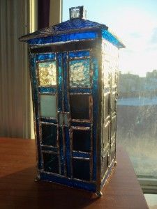 Stained Glass TARDIS