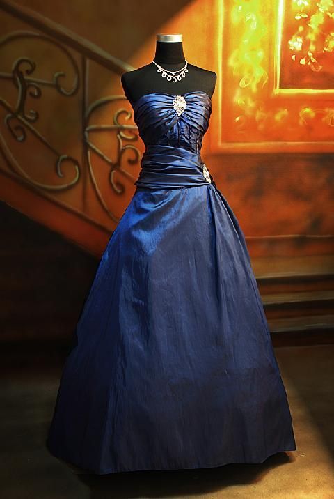 TARDIS blue dress.