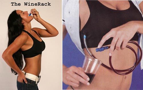 The first, the bra can hold your favorite beverage such as 6.8 bottles of beer o