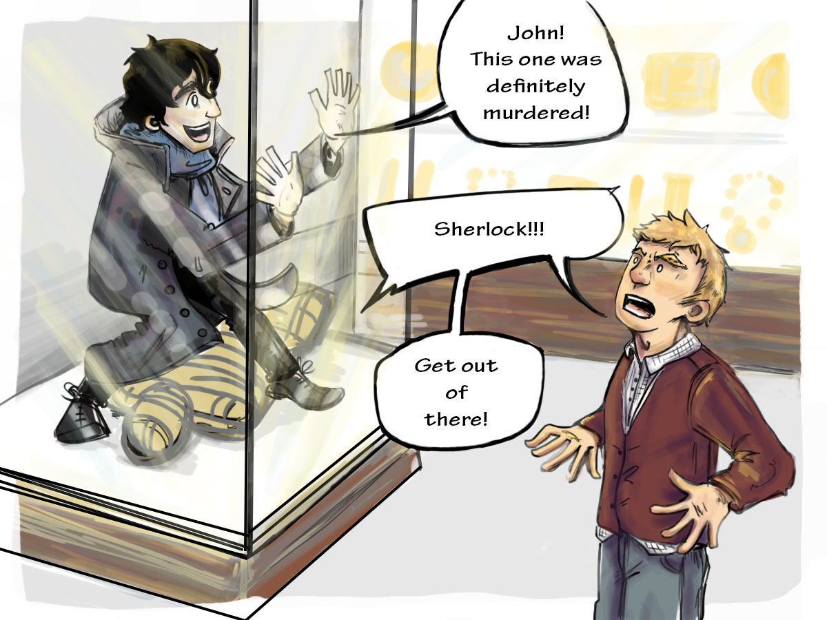 The story of why John decided never to go to museums with Sherlock ever again…
