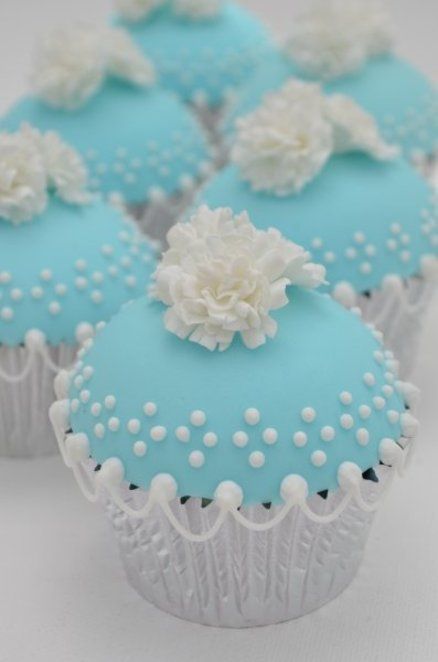 Tiffany Blue Cupcakes