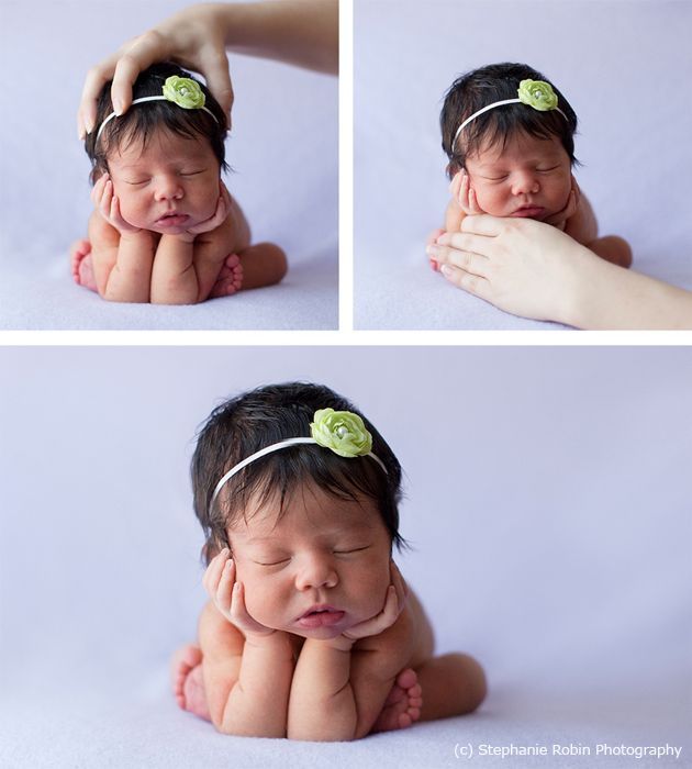 Tricks of newborn photography