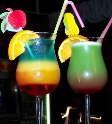 Tropical and Fruity non-alcoholic drinks