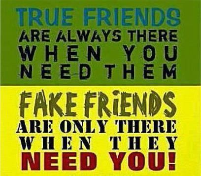 True and Fake Friends … (reminds me of some people in Okinawa)