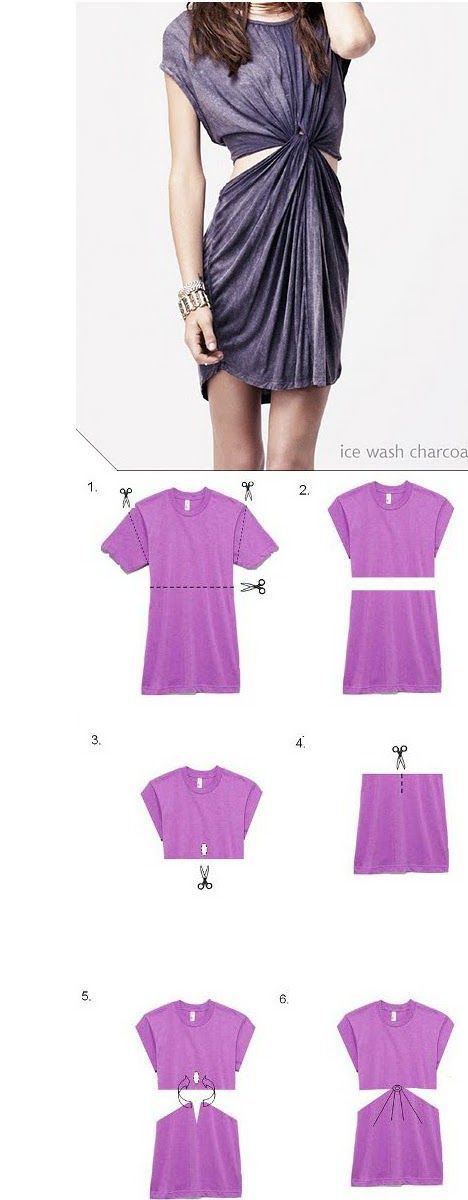 Tshirt Dress… Interesting idea.