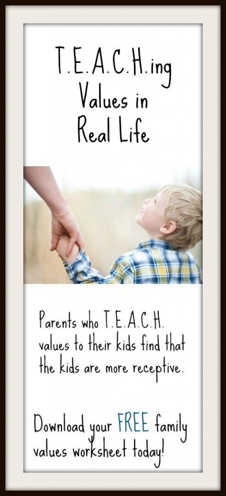 Use T.E.A.C.H. in your home to help kids grow in character and faith! ~Connected