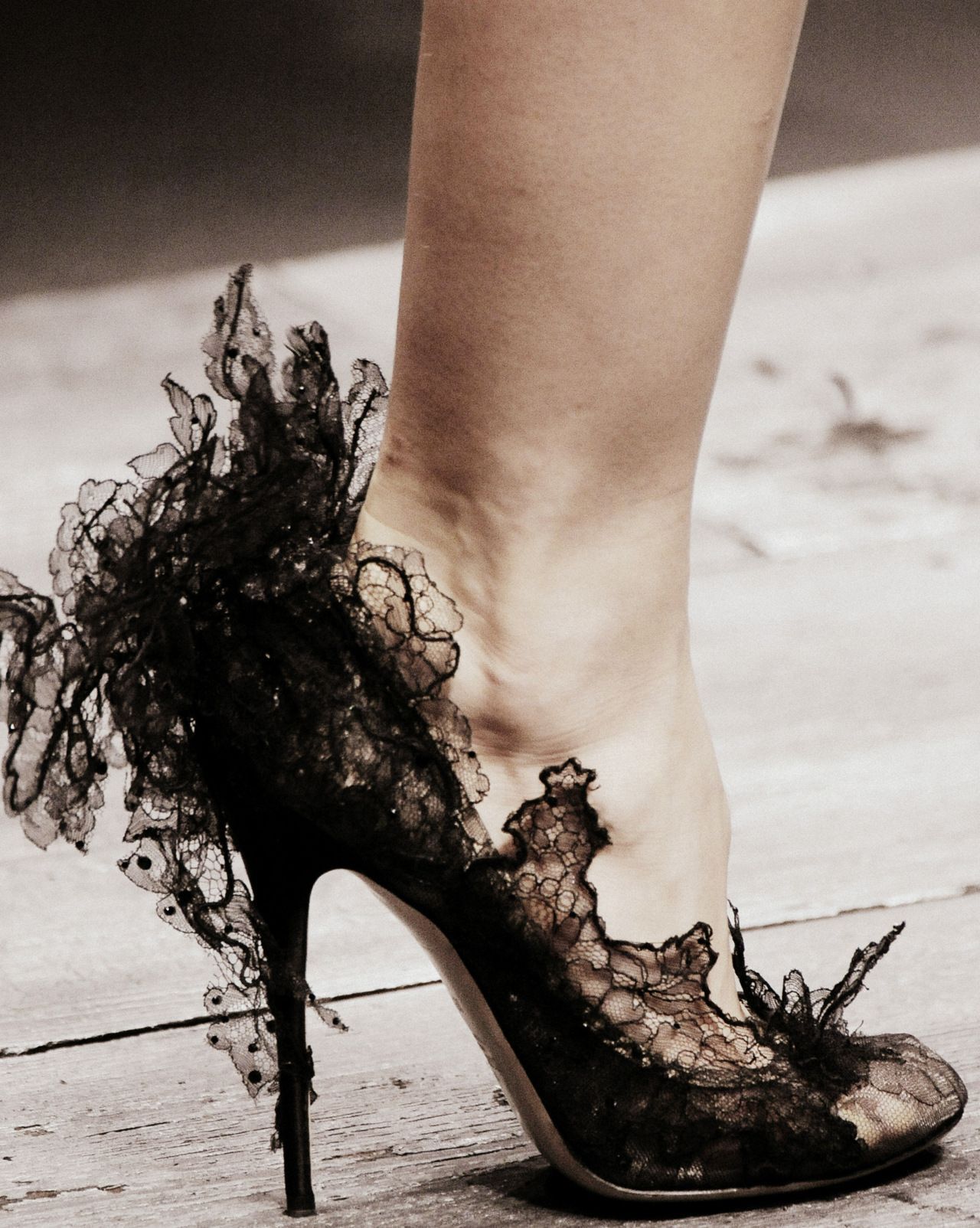 Valentino Spring/Summer 2010 shoes, collaboration with Philip Treacy