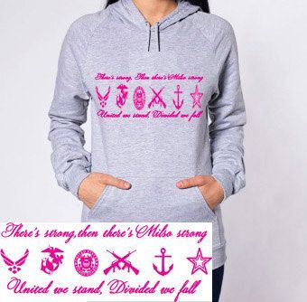 Womans Milso Strong hoodie pullover  on Etsy!!! Oh my gosh ladies! #MilSO