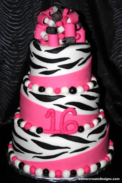 Zebra cake ideas
