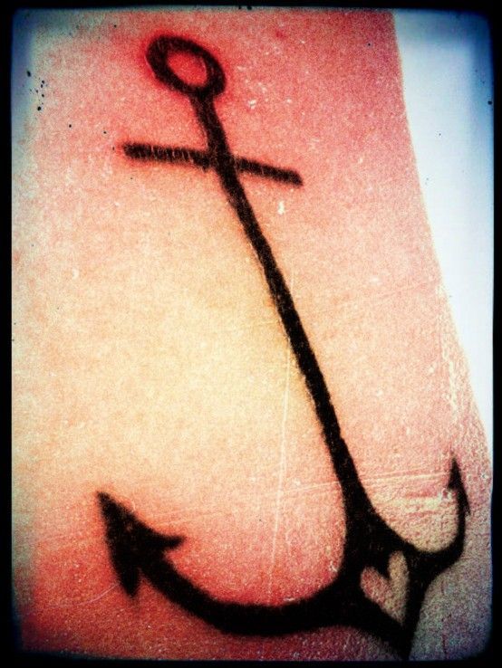 anchor tattoo. I love the little heart