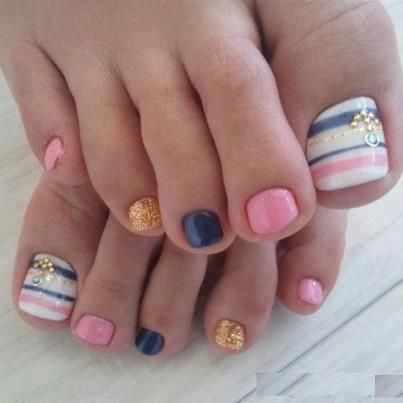 color inspiration: Love nautical! navy and pink!