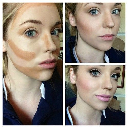 contouring the face