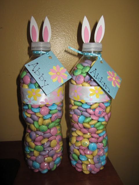 diy Quick and Easy Easter Bunny ~ made from water bottles