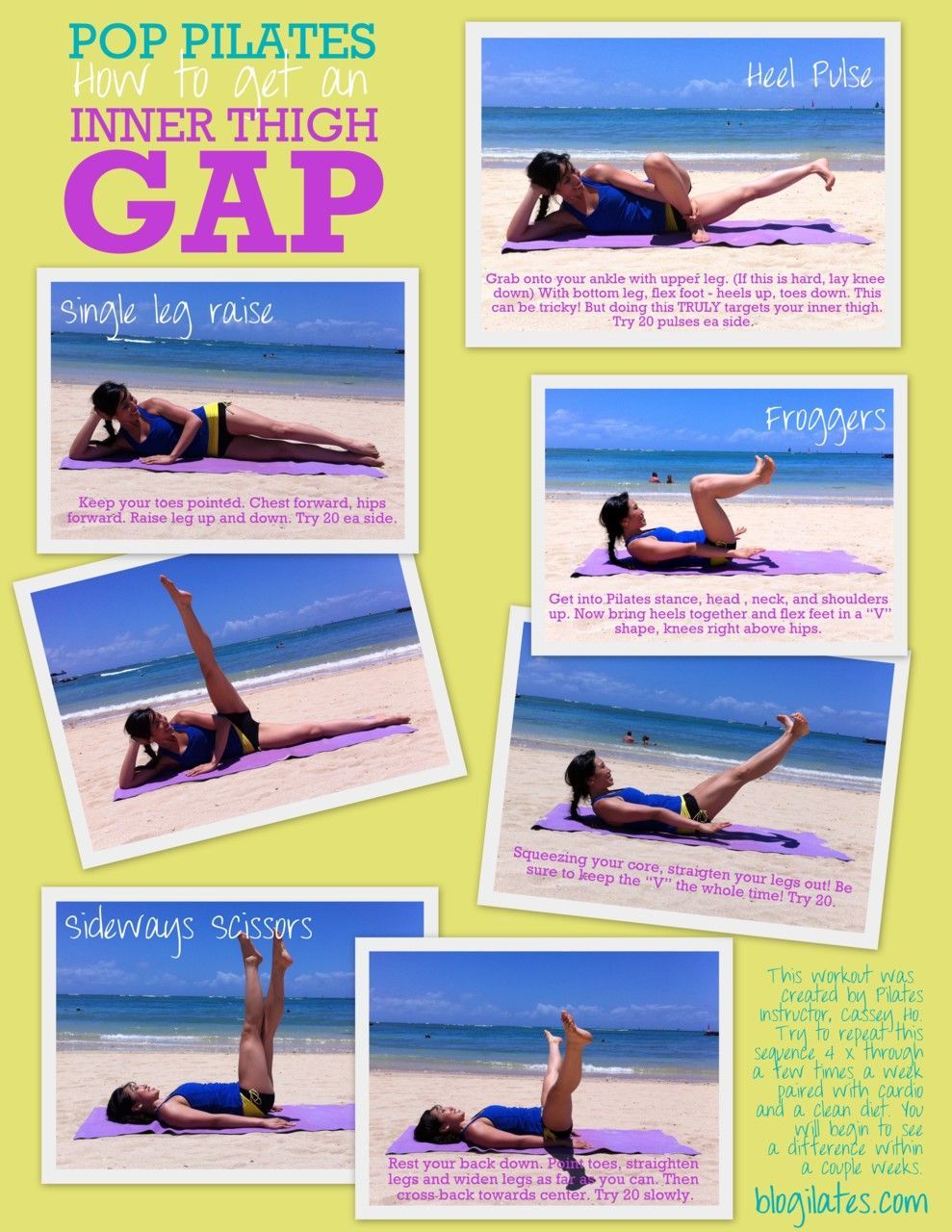 how to get an inner thigh gap… Because we're always thinking about bikini