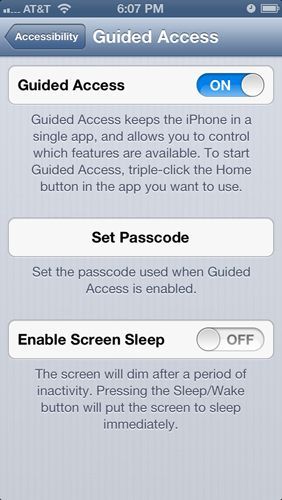 iOS 6 Tips 5-10 – 10 Tips and Tricks for iOS 6… guided access is genius!