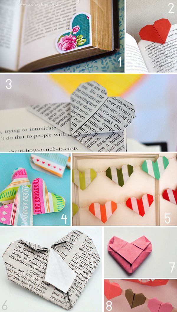 origami hearts