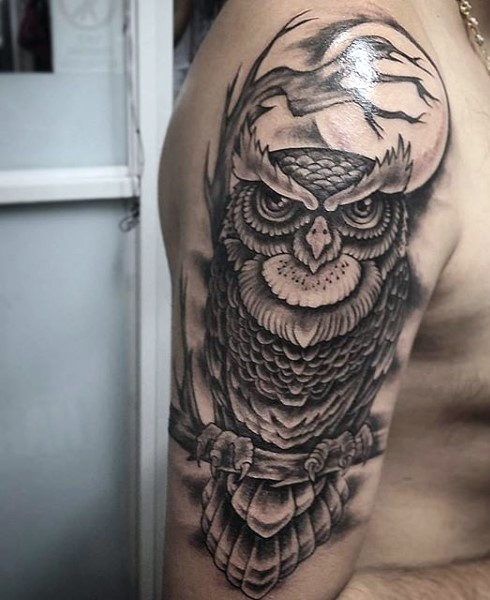 owl tattoos for men -   owl tattoos
