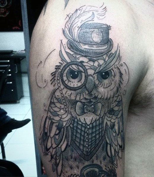 Owl Tattoos For Men -   owl tattoos