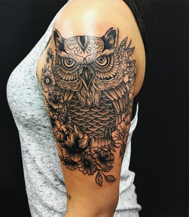75 Best Photos of Owl Tattoos -   owl tattoos
