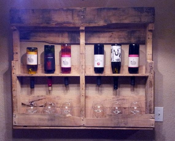 pallet wine rack