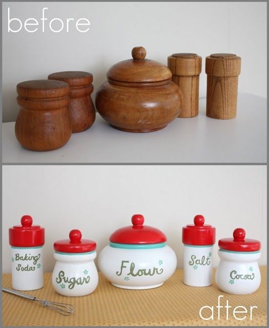 play canisters for play kitchen
